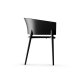 Sedia Africa Vondom nero lato