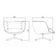 BomBom Poltroncina 4 Razze Infiniti Design dimensioni
