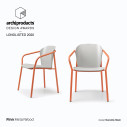 Poltroncina Finn metal wood Scab design awards
