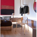 Poltroncina Finn metal wood Scab ambientazione