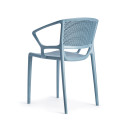 Fiorellina Poltroncina sedile e schienale forati con braccioli Infiniti Design vista