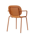 Poltroncina Si-Si Dots Scab terracotta
