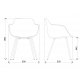 Sicla Poltroncina 4 gambe Infiniti Design dimensioni
