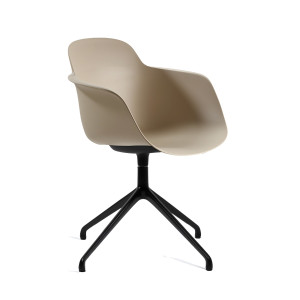 Sicla Poltroncina base alluminio 4 razze