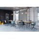 Sicla Poltroncina base alluminio 4 razze Infiniti Design ambientazione