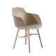 Sicla Poltroncina gambe legno Infiniti Design vista
