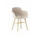 Sicla Poltroncina gambe legno Infiniti Design vista