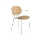 Tondina Poltroncina 4 gambe con braccioli Infiniti Design vista