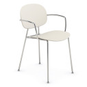 Tondina Pop Poltroncina 4 gambe con braccioli Infiniti Design vista