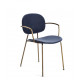 Tondina Pop Poltroncina 4 gambe con braccioli Infiniti Design vista