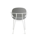 Tondina Pop Poltroncina 4 gambe con braccioli Infiniti Design vista