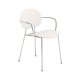 Tondina Pop Poltroncina 4 gambe con braccioli Infiniti Design vista