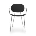 Tondina Pop Poltroncina 4 gambe con braccioli Infiniti Design vista