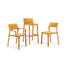 Poltroncina Trill Bistrot Nardi Outdoor Ambientazione Senape