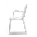 Poltroncina Vanity Bianco lucido
