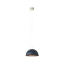Pop 1 Lampada a sospensione/muro In-es.artdesign blu scuro-bianco/rosso