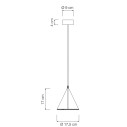 Pop 2 Lampada a sospensione/muro In-es.artdesign dimensioni