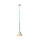 Pop 2 Lampada a sospensione/muro In-es.artdesign bianco-rosso