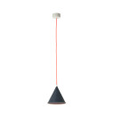 Pop 2 Lampada a sospensione/muro In-es.artdesign blu scuro-arancione fluo