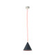 Pop 2 Lampada a sospensione/muro In-es.artdesign blu scuro-arancione fluo