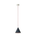 Pop 2 Lampada a sospensione/muro In-es.artdesign blu scuro-bianco/rosso