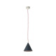 Pop 2 Lampada a sospensione/muro In-es.artdesign blu scuro-bianco/rosso