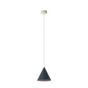 Pop 2 Lampada a sospensione/muro In-es.artdesign blu scuro-bianco