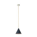 Pop 2 Lampada a sospensione/muro In-es.artdesign blu scuro-oro