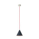 Pop 2 Lampada a sospensione/muro In-es.artdesign blu scuro-rosso
