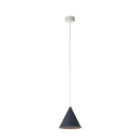 Pop 2 Lampada a sospensione/muro In-es.artdesign blu scuro-trasparente