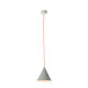 Pop 2 Lampada a sospensione/muro In-es.artdesign grigio-arancione fluo