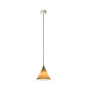 Pop 2 Lampada a sospensione/muro In-es.artdesign neutro-bianco/rosso