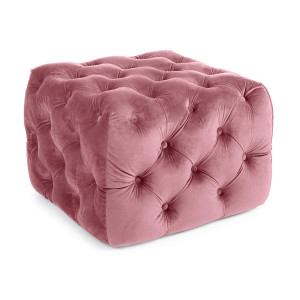 Pouf Evan velluto blush S