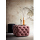 Pouf Evan velluto blush S Bizzotto ambientazione