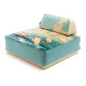 Pouf Seagirl Seletti dettaglio optional cuscino