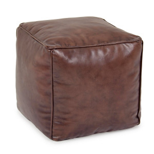 Pouf Mendez marrone 40x40