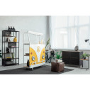 Pouf Mendez marrone 40x40 Bizzotto ambientazione
