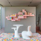 Primitive Bookshelf Qeeboo un modulo Pink