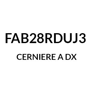 FAB28RDUJ3 - Cerniere a Dx