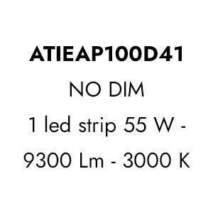 ATIEAP100D41 - 1 led strip 55 W - 9300 Lm - 3000 K | NO DIM  (+€ 580,55)