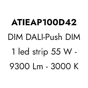 ATIEAP100D42 - Led strip 55 W - 9300 Lm - 3000 K | DIM DALI-Push DIM (+€ 844,90)
