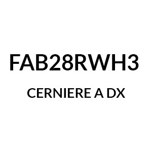 FAB28RWH3 - Cerniere a Dx