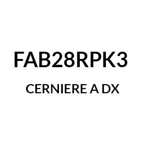 FAB28RPK3 - Cerniere a Dx