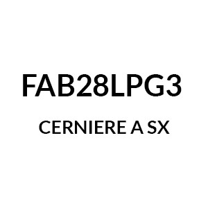FAB28LPG3  - Cerniere a Sx