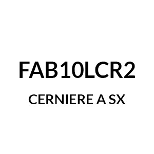 FAB10LCR2 - Cerniere a Sx