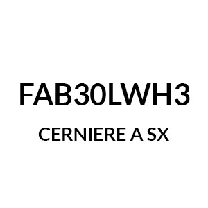 FAB30LWH3 - Cerniere a Sx