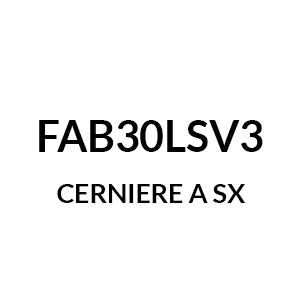 FAB30LSV3 - Cerniere a Sx