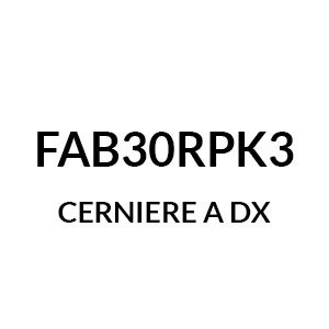 FAB30RPK3 - Cerniere a Dx
