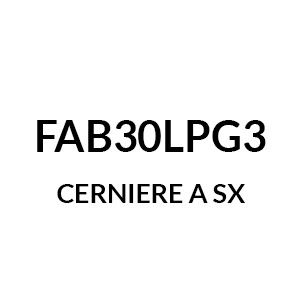 FAB30LPG3 - Cerniere a Sx