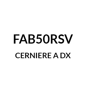 FAB50RSV - Cerniere a Dx